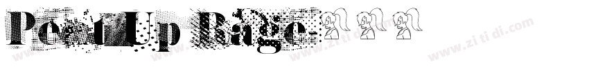 Pent Up Rage字体转换